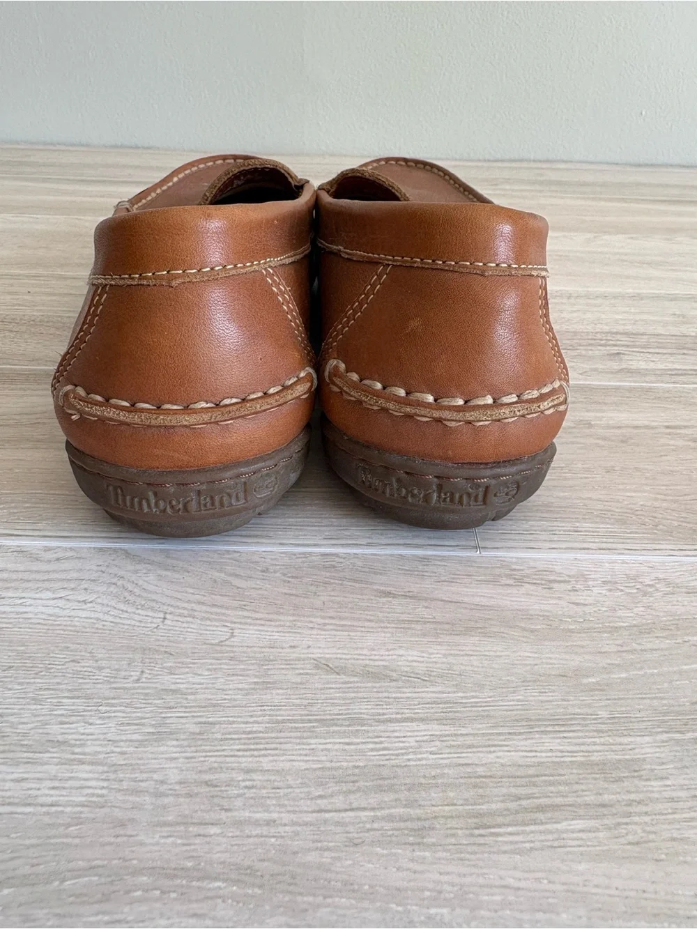 Timberland Classic Men's Heritage Driving Moccasins Tan Loafers Size 9 Old Money